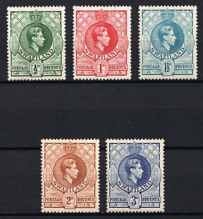 1938-54 6d Swaziland, British Protectorate, King George VI