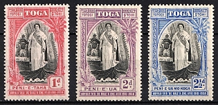 1938 Tonga, British Protectorate, Complete Set