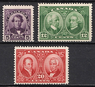 1927 Dominion of Canada, Famous Canadians, Complete Set