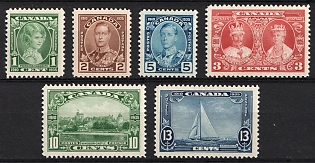 1935 Dominion of Canada, Silver Jubilee, Complete Set