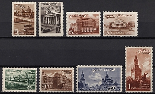 1946 Moscow Scenes, Soviet Union, USSR, Russia, Complete Set