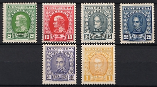 1911-13 Bolivarian Republic of Venezuela, Complete Set
