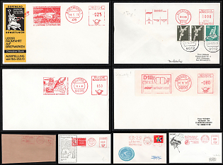 1971-85 Rocketry, Germany, Space Exploration, Group of Commemorative Covers with Meter Cancellations