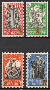 1941 Belgian Flemish Legion, Germany, Complete Set