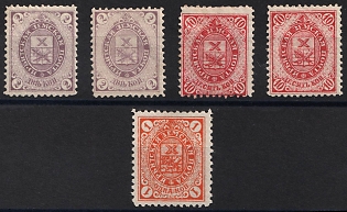 1893-1913 Irbit Zemstvo, Group of Stamps
