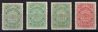 1902-16 3k, 10k Zolotonosha Zemstvo, Group of Stamps