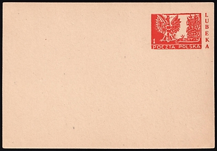 1945 Lubeck, Poland, DP Camp, Displaced Persons Camp, Postcard