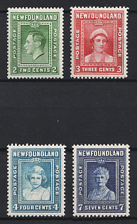 1938 Newfoundland, Canada, British Dominion, Complete Set