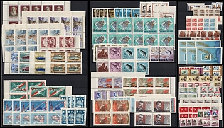 1960-61 Soviet Union, USSR, Russia, Collection of Stamps, Pair Strips, Blocks and Souvenir Sheets
