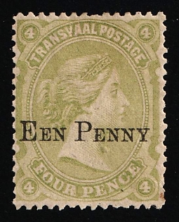 1882 4d Transvaal, South Africa, British Colonies, Queen Victoria