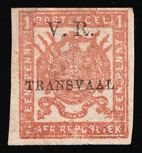 1877 1d Transvaal, South Africa, First British Occupation