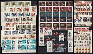1963-65 Soviet Union, USSR, Russia, Collection of Stamps, Pair Strips, Blocks and Souvenir Sheets