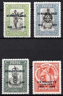 1935 Papua, Australia, British Colonies, Complete Set