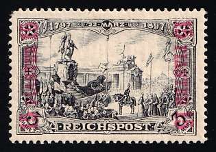 1900 15pia on 3m German Offices in Turkey, Germany, Signed