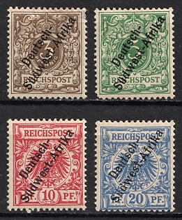 1897-99 South West Africa, German Colonies, Germany, Complete Set