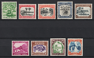 1935 Western Samoa, British Commonwealth, Complete Set