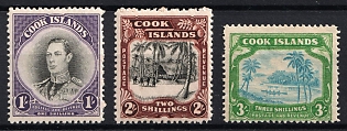 1938 Cook Islands, British Commonwealth, Complete Set