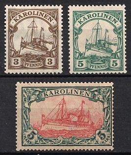 1915-23 Caroline Islands, German Colonies, Kaiser’s Yacht, Germany