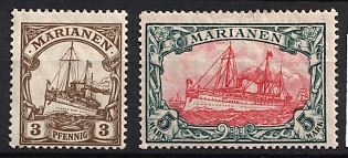 1916-19 Marianas Islands, German Colonies, Kaiser’s Yacht, Germany
