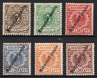 1899 Marshall Islands, German Colonies, Germany, Complete Set
