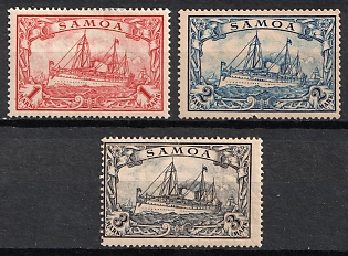 1900 Samoa, German Colonies, Kaiser’s Yacht, Germany