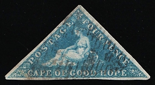 1853 4d Cape of Good Hope, South Africa, British Colonies