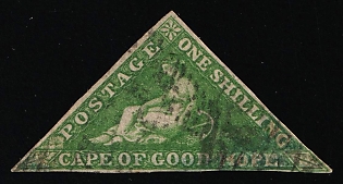 1855-63 1s Cape of Good Hope, South Africa, British Colonies