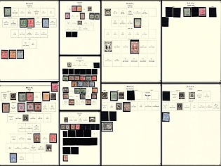 1891-1922 Malaysian States, British Colonies, Group of stamps