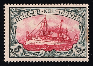 1901 5m New Guinea, German Colonies, Kaiser’s Yacht, Germany