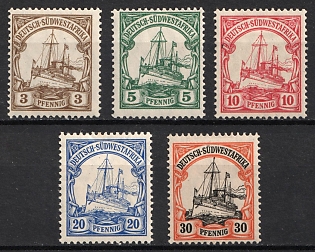1906-19 South West Africa, German Colonies, Kaiser’s Yacht, Germany