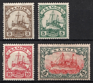 1919 Samoa, German Colonies, Kaiser’s Yacht, Germany