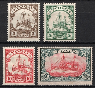 1909-19 Togo, German Colonies, Kaiser’s Yacht, Germany