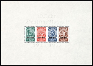 1933 Third Reich, Germany, Souvenir Sheet