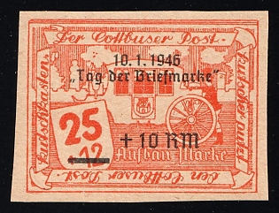 1946 25pf Cottbus, Germany Local Post