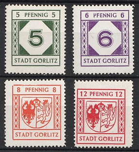 1945 Gorlitz, Germany Local Post, Complete Set