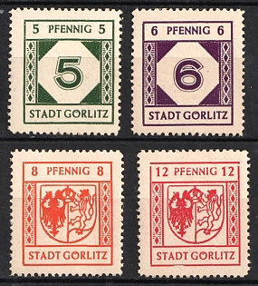 1945 Gorlitz, Germany Local Post, Complete Set