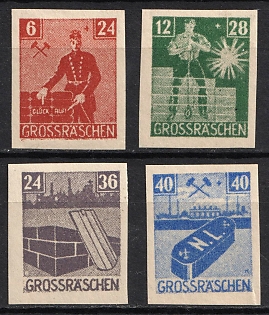 1946 Grossraschen, Germany Local Post, Complete Set