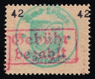 1945 42pf Lohne (Westphalia), Germany Local Post