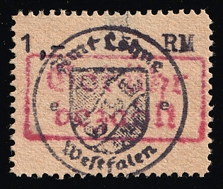 1945 1m Lohne (Westphalia), Germany Local Post