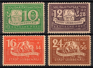1946 Lubbenau (Spreewald), Germany Local Post, Complete Set