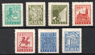 1945 Plauen (Vogtland), Germany Local Post, Complete Set