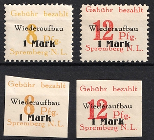 1946 Spremberg (Lower Lusatia), Germany Local Post, Complete Sets