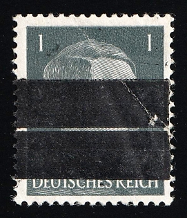 1945 1pf Barsinghausen (Deister), Germany Local Post, Unofficial Issue, Signed