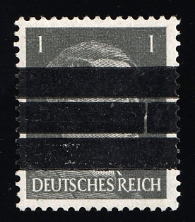 1945 1pf Barsinghausen (Deister), Germany Local Post, Unofficial Issue, Signed