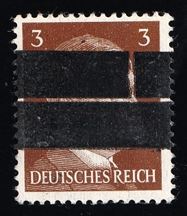 1945 3pf Barsinghausen (Deister), Germany Local Post, Unofficial Issue, Signed