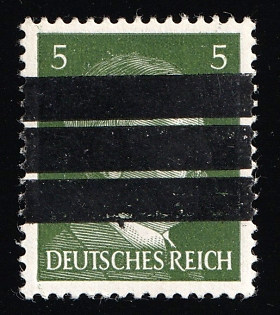1945 5pf Barsinghausen (Deister), Germany Local Post, Unofficial Issue, Signed