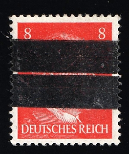 1945 8pf Barsinghausen (Deister), Germany Local Post, Unofficial Issue, Signed
