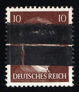 1945 10pf Barsinghausen (Deister), Germany Local Post, Unofficial Issue, Signed