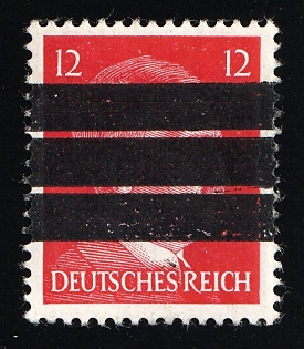 1945 12pf Barsinghausen (Deister), Germany Local Post, Unofficial Issue, Signed