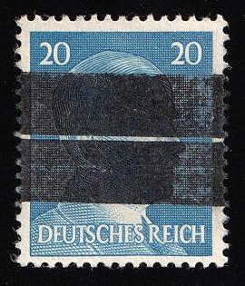 1945 20pf Barsinghausen (Deister), Germany Local Post, Unofficial Issue, Signed